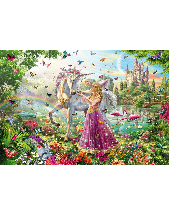 Schmidt Spiele Puzzle Beautiful fairy in the magic forest 200 - 56197 główny