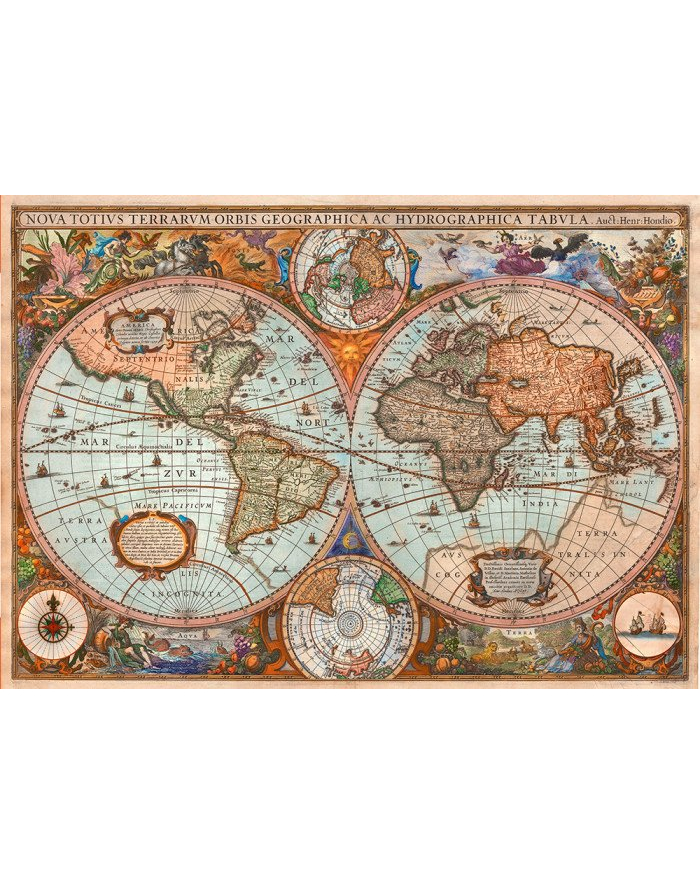 Schmidt Spiele Puzzle Antique World Map 3000 - 58328 główny