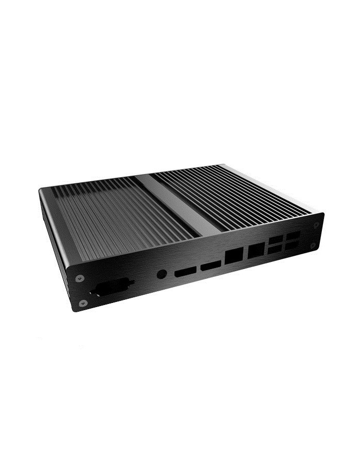 Akasa Obudowa Thin Mini-STX Laplace ST dla Fujitsu D3544-S, fanless, VESA główny