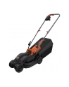 black+decker BLACK + DECKER Lawnmower BEMW351, 32cm (black / orange, 1,000 watts) - nr 1