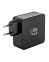 Manhattan Ładowarka Power Delivery USB-C 5V-20V do 45W USB-A 5V do 2.4A czarna - nr 15