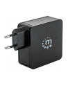 Manhattan Ładowarka Power Delivery USB-C 5V-20V do 45W USB-A 5V do 2.4A czarna - nr 23