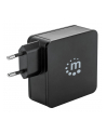 Manhattan Ładowarka Power Delivery USB-C 5V-20V do 45W USB-A 5V do 2.4A czarna - nr 6