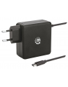 Manhattan Ładowarka Power Delivery USB-C 5V-20V do 60W USB-A 5V do 2.4A czarna - nr 10