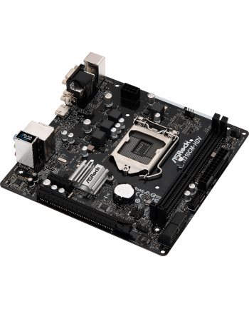 ASRock H310CM-HDV, LGA1151, DDR4 2666, 4 SATA3, DVI-D, D-Sub, HDMI