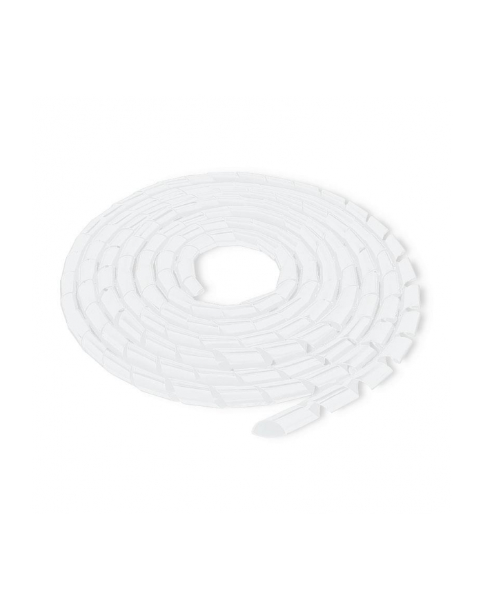 Qoltec Organizer do kabli 6mm | 10m | Biały główny