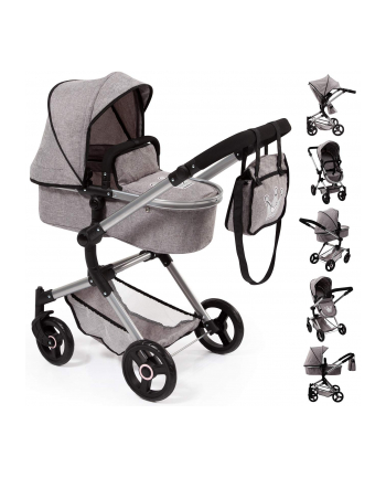 Bayer Design combi doll carriage Vario grey - 18410AA