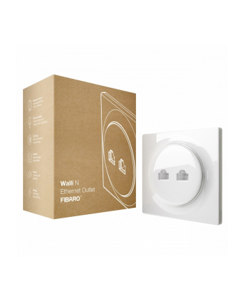 Gniazdko Walli N Ethernet Outlet FIBARO Walli FGWEEU-021