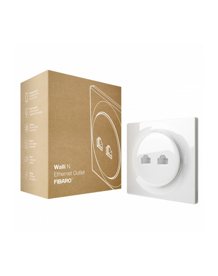 Gniazdko Walli N Ethernet Outlet FIBARO Walli FGWEEU-021 główny