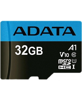 Karta pamięci z adapterem ADATA Premier AUSDH32GUICL10A1-RA1 (32GB; Class 10  V10; + adapter) nr 1
