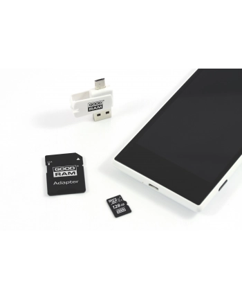 Karta pamięci z adapterem i czytnikiem kart GoodRam All in one M1A4-1280R12 (128GB; Class 10; Adapter  Czytnik kart MicroSDHC  Karta pamięci) nr 2