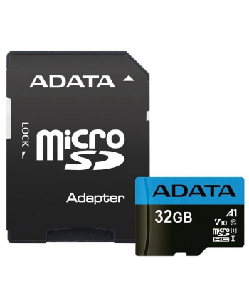 Karta pamięci z adapterem ADATA Premier AUSDH32GUICL10A1-RA1 (32GB; Class 10  V10; + adapter)