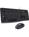 Zestaw klawiatura + mysz membranowa Logitech MK 120 920-002540 (USB 20; (DE); kolor czarny; optyczna; 1000 DPI) - nr 147