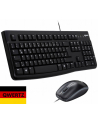 Zestaw klawiatura + mysz membranowa Logitech MK 120 920-002540 (USB 20; (DE); kolor czarny; optyczna; 1000 DPI) - nr 160