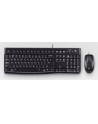 Zestaw klawiatura + mysz membranowa Logitech MK 120 920-002540 (USB 20; (DE); kolor czarny; optyczna; 1000 DPI) - nr 31