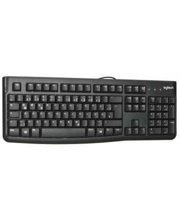 Zestaw klawiatura + mysz membranowa Logitech MK 120 920-002540 (USB 20; (DE); kolor czarny; optyczna; 1000 DPI)