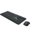 Zestaw klawiatura + mysz Logitech MK540 ADVANCED 920-008675 (USB 20; (DE); kolor czarny; optyczna; 1000 DPI) UKŁAD NIEMIECKI !! - nr 103