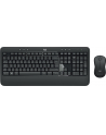 Zestaw klawiatura + mysz Logitech MK540 ADVANCED 920-008675 (USB 20; (DE); kolor czarny; optyczna; 1000 DPI) UKŁAD NIEMIECKI !! - nr 26