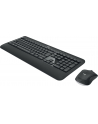 Zestaw klawiatura + mysz Logitech MK540 ADVANCED 920-008675 (USB 20; (DE); kolor czarny; optyczna; 1000 DPI) UKŁAD NIEMIECKI !! - nr 27