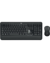 Zestaw klawiatura + mysz Logitech MK540 ADVANCED 920-008675 (USB 20; (DE); kolor czarny; optyczna; 1000 DPI) UKŁAD NIEMIECKI !! - nr 30