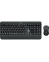 Zestaw klawiatura + mysz Logitech MK540 ADVANCED 920-008675 (USB 20; (DE); kolor czarny; optyczna; 1000 DPI) UKŁAD NIEMIECKI !! - nr 31