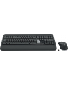 Zestaw klawiatura + mysz Logitech MK540 ADVANCED 920-008675 (USB 20; (DE); kolor czarny; optyczna; 1000 DPI) UKŁAD NIEMIECKI !! - nr 32