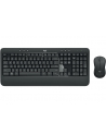 Zestaw klawiatura + mysz Logitech MK540 ADVANCED 920-008675 (USB 20; (DE); kolor czarny; optyczna; 1000 DPI) UKŁAD NIEMIECKI !! - nr 39