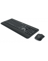 Zestaw klawiatura + mysz Logitech MK540 ADVANCED 920-008675 (USB 20; (DE); kolor czarny; optyczna; 1000 DPI) UKŁAD NIEMIECKI !! - nr 43