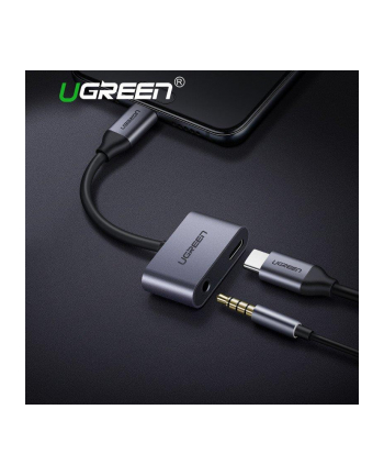 Adapter UGREEN 50596 (USB 30 typu C - USB typu C ; 10m; kolor szaro-czarny) nr 1