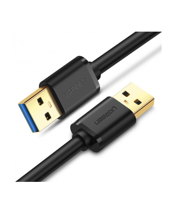 Kabel UGREEN 10370 (USB 30 typu A M - USB 30 M; 1m; kolor czarny)