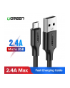 Kabel UGREEN 60134 (Micro USB M - USB 30 M; 0 25m; kolor czarny) - nr 9