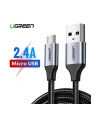 Kabel UGREEN 60144 (Micro USB M - USB 30 M; 0 25m; kolor czarny) - nr 9