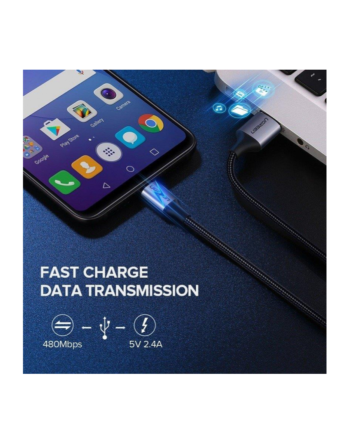 Kabel UGREEN 60151 (Micro USB M - USB 30 M; 1m; kolor biały) główny