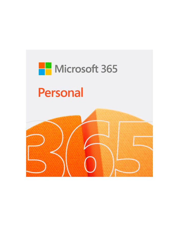 microsoft (oem) Microsoft Office 365 Personal (1 stan; 12 miesięcy; Wersja cyfrowa; Domowa; Polska) główny