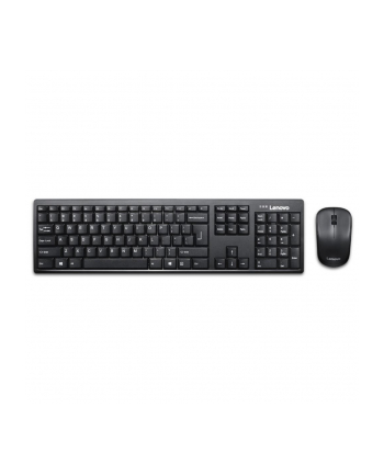 Zestaw klawiatura + mysz Lenovo 100 Wireless Combo Keyboard & Mouse GX30L66303 (USB 20; (EN); kolor czarny; optyczna; 1000 DPI) nr 2