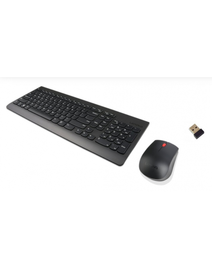Zestaw klawiatura + mysz Lenovo 510 Wireless Combo Keyboard & Mouse GX30N81776 (USB 20; (US); kolor czarny; optyczna; 1200 DPI) główny