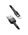 Kabel Baseus CALKLF-CG1 (Lightning M - USB 20 M; 2m; kolor szaro-czarny) - nr 17
