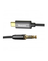 Kabel Baseus CAM01-01 (USB 20 typu C M - Jack 3 5 mm M; 1 2m; kolor czarny) - nr 19