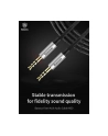 Kabel Baseus CAM30-BS1 (Jack 3 5 mm - Jack 3 5 mm ; 1m; kolor czarno-srebrny) - nr 18