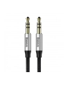 Kabel Baseus CAM30-BS1 (Jack 3 5 mm - Jack 3 5 mm ; 1m; kolor czarno-srebrny) - nr 20
