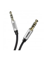Kabel Baseus CAM30-BS1 (Jack 3 5 mm - Jack 3 5 mm ; 1m; kolor czarno-srebrny) - nr 22