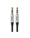 Kabel Baseus CAM30-BS1 (Jack 3 5 mm - Jack 3 5 mm ; 1m; kolor czarno-srebrny) - nr 2