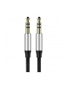 Kabel Baseus CAM30-BS1 (Jack 3 5 mm - Jack 3 5 mm ; 1m; kolor czarno-srebrny) - nr 5