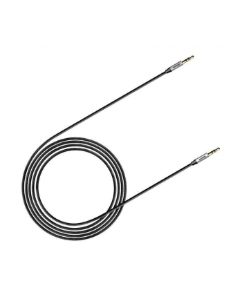 Kabel Baseus CAM30-BS1 (Jack 3 5 mm - Jack 3 5 mm ; 1m; kolor czarno-srebrny)