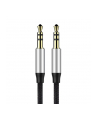 Kabel Baseus CAM30-BS1 (Jack 3 5 mm - Jack 3 5 mm ; 1m; kolor czarno-srebrny) - nr 5
