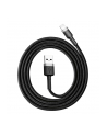 Kabel Baseus CALKLF-CG1 (Lightning M - USB 20 M; 2m; kolor szaro-czarny) - nr 10