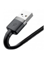 Kabel Baseus CALKLF-CG1 (Lightning M - USB 20 M; 2m; kolor szaro-czarny) - nr 16