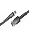 Kabel Baseus CALKLF-H91 (USB 20 M - Lightning M; 2m; kolor szaro-czarny) - nr 4