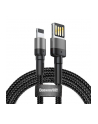 Kabel Baseus CALKLF-H91 (USB 20 M - Lightning M; 2m; kolor szaro-czarny) - nr 7
