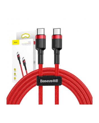 Kabel Baseus CATKLF-G09 (USB 30 typu C M - USB 30 Typu C M; 1m; kolor czerwony)